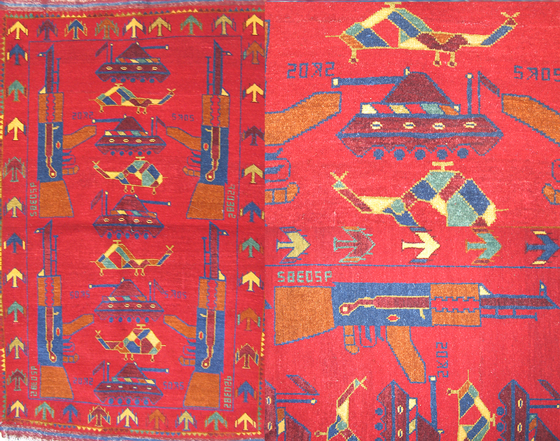 Illustration for article titled These Traditional-Style Afghani Rugs Were Inspired By Modern Warfare